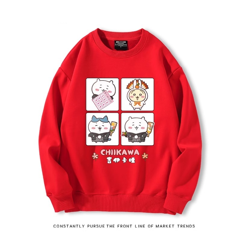 Chiikawa 2024親子情侶裝 圓領長袖