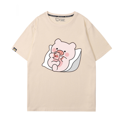 lulu豬 2024親子情侶男女同款 T恤