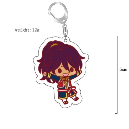 黑執事周邊掛件可愛夏爾塞巴斯醬亞克力鑰匙扣 雙面透明動漫掛飾【單買三件起送】