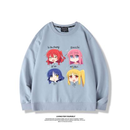 孤獨搖滾2023親子情侶裝 圓領長袖