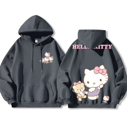 HelloKitty新款 寬鬆百搭 秋冬款 寬鬆連帽衛衣