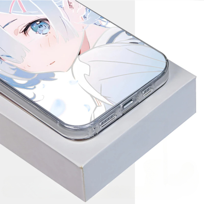 Re:Zero 彩銀線條漸變防摔手機殼