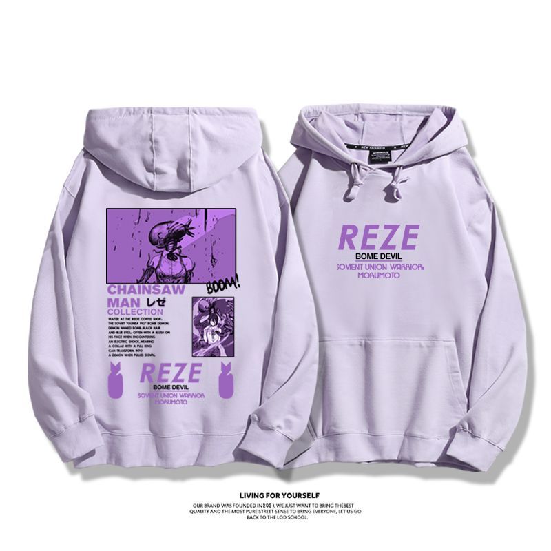鏈鋸人新款 親子情侶男女款連帽衛衣