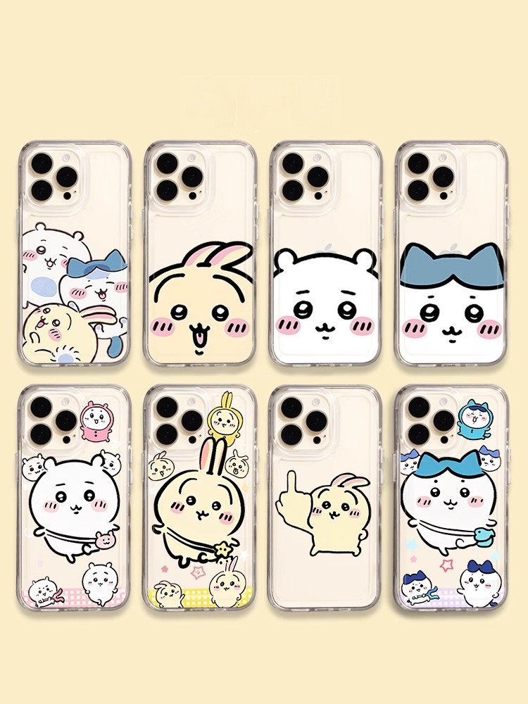 蘋果 系列chiikawa 透明防摔軟殼