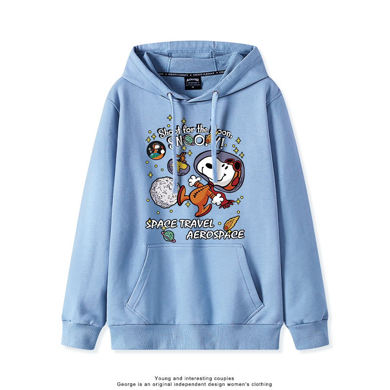 史努比 聯名衛衣2025秋冬新款親子情侶裝連帽衛衣