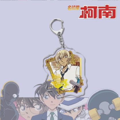名偵探柯南周邊 灰原哀基德赤井秀一安室透世良真純亞克力鑰匙扣掛飾【單買三件起送】