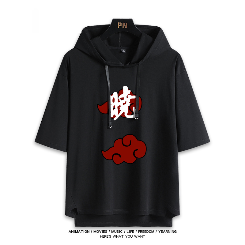 火影忍者 連帽短袖T恤