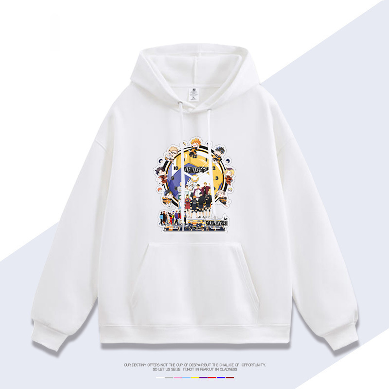 排球少年 聯名衛衣2025秋冬新款 親子情侶裝連帽衛衣