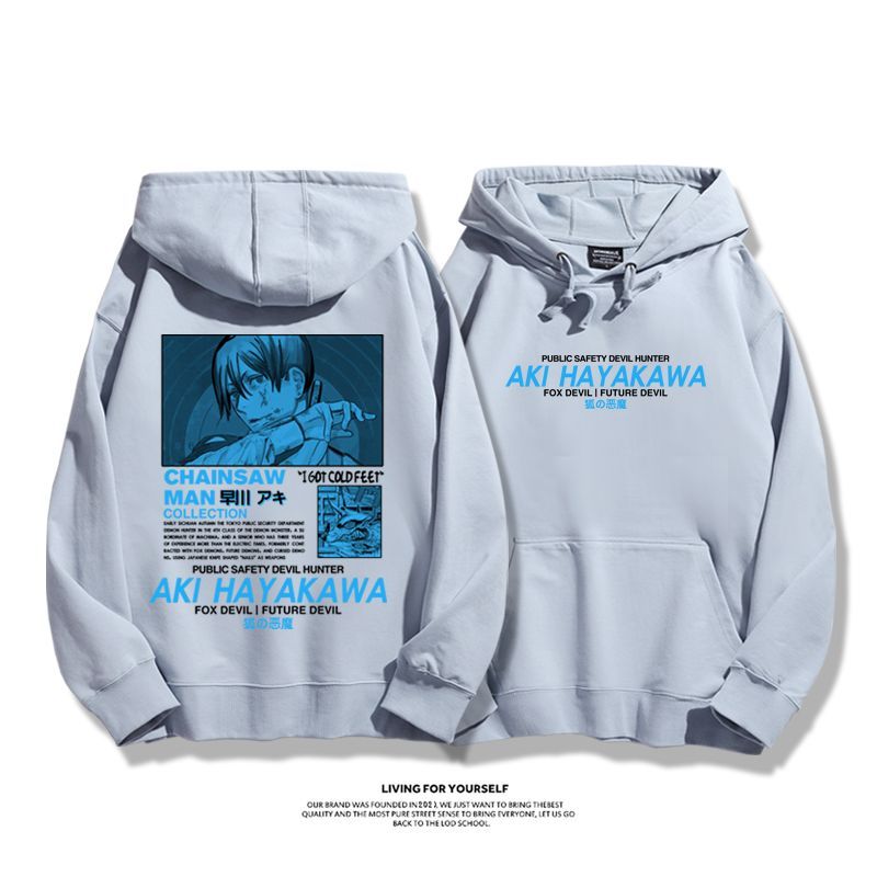 鏈鋸人新款 親子情侶男女款連帽衛衣