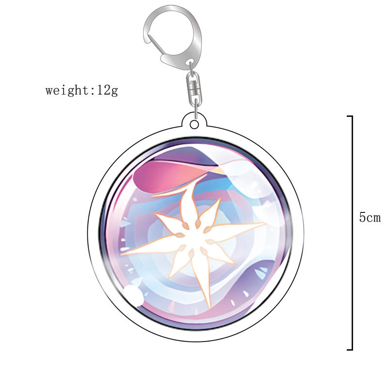 崩壞星穹鐵道愛莉希雅彥卿希露瓦景元白露姬子亞克力鑰匙扣掛飾【單買三件起送】