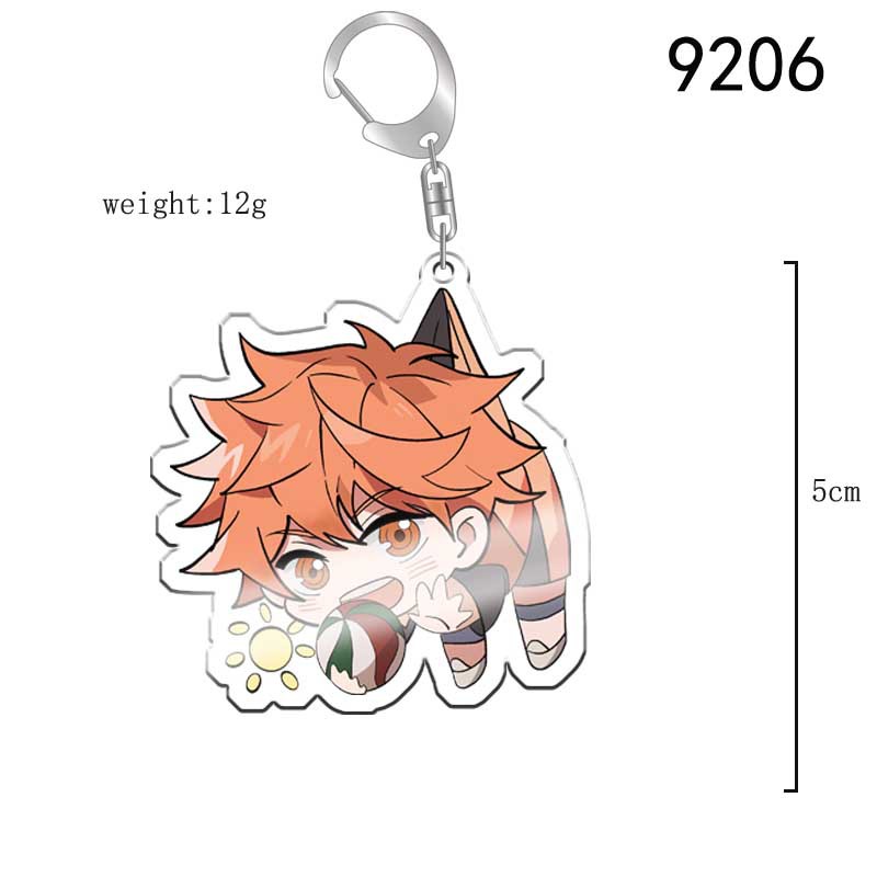 排球少年周邊亞力克鑰匙扣影山飛雄日向翔陽孤爪研磨西谷夕及川徹 掛飾【單買三件起送】