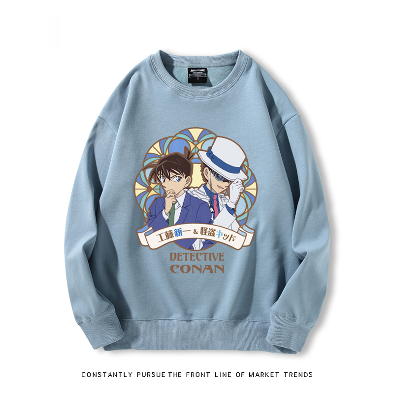 名偵探柯南 聯名2024親子情侶裝 圓領長袖