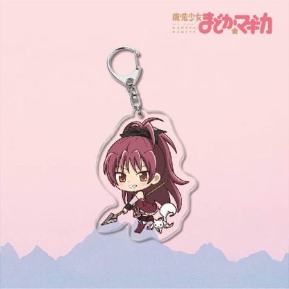 魔法少女小圓鹿目圓曉美焰美樹沙耶香巴麻美亞力克鑰匙扣立牌掛飾【單買三件起送】