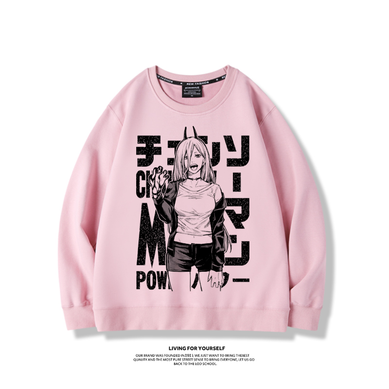 鏈鋸人帕瓦2023親子情侶裝 圓領長袖