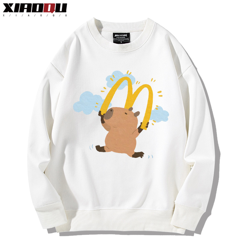 卡皮巴拉 2024親子情侶裝 圓領長袖