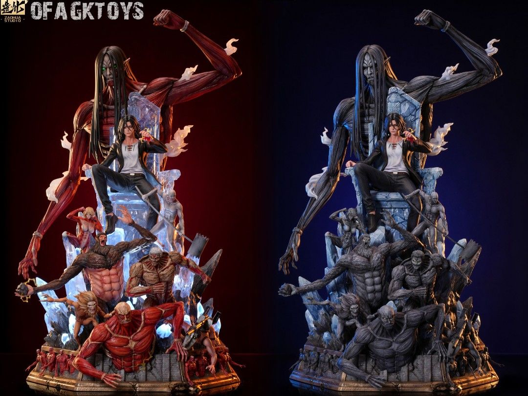 造化 進擊的巨人 巨人系列(第一彈)艾倫王座