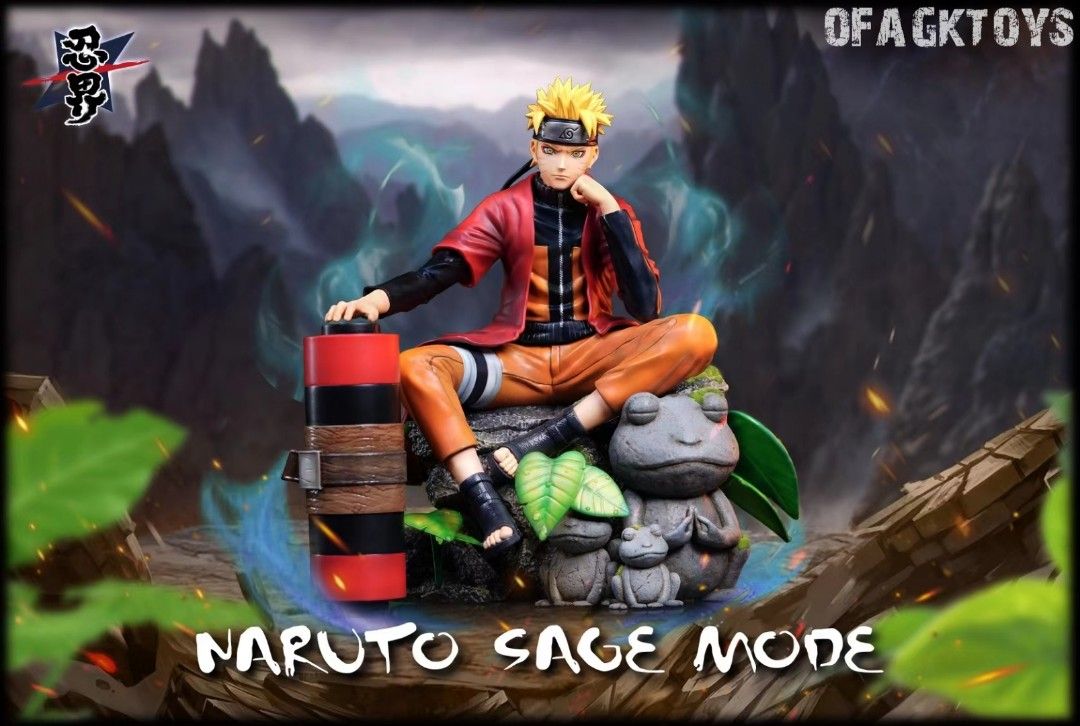 忍界 火影忍者 坐姿系列(第一彈)漩渦鳴人 仙人模式