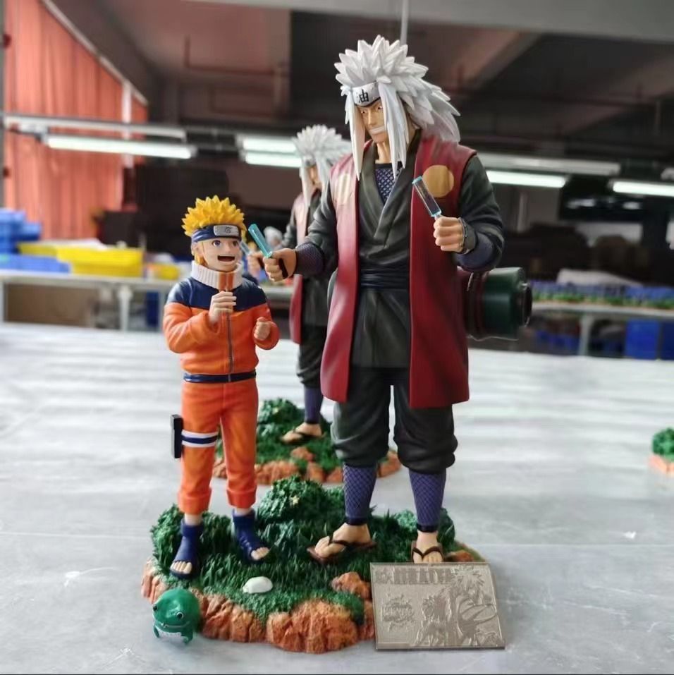 魚骨頭 火影忍者 自來也&鳴人