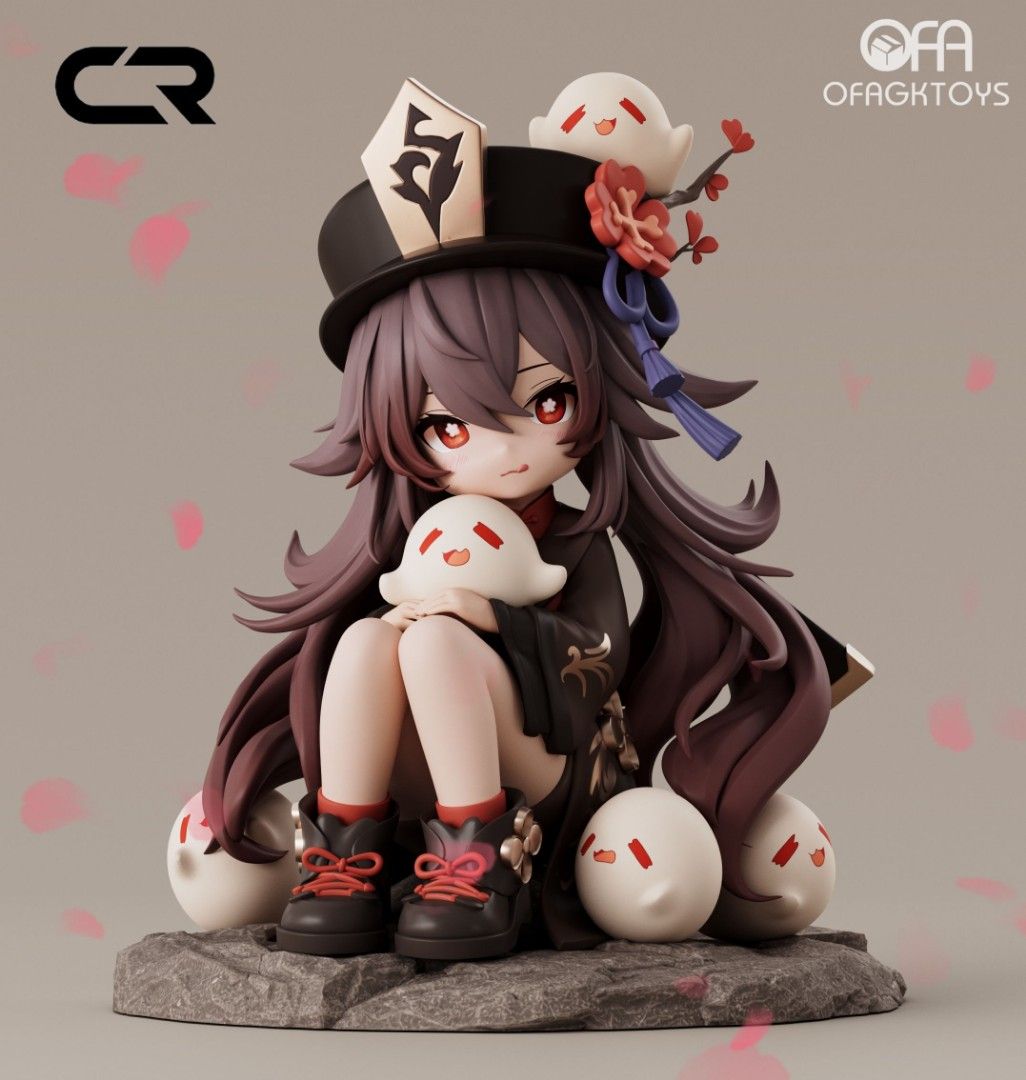 CR 原神 Q版坐姿胡桃