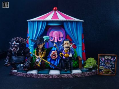 DK 海賊王 十字公會 鷹眼&克洛克達爾&巴基