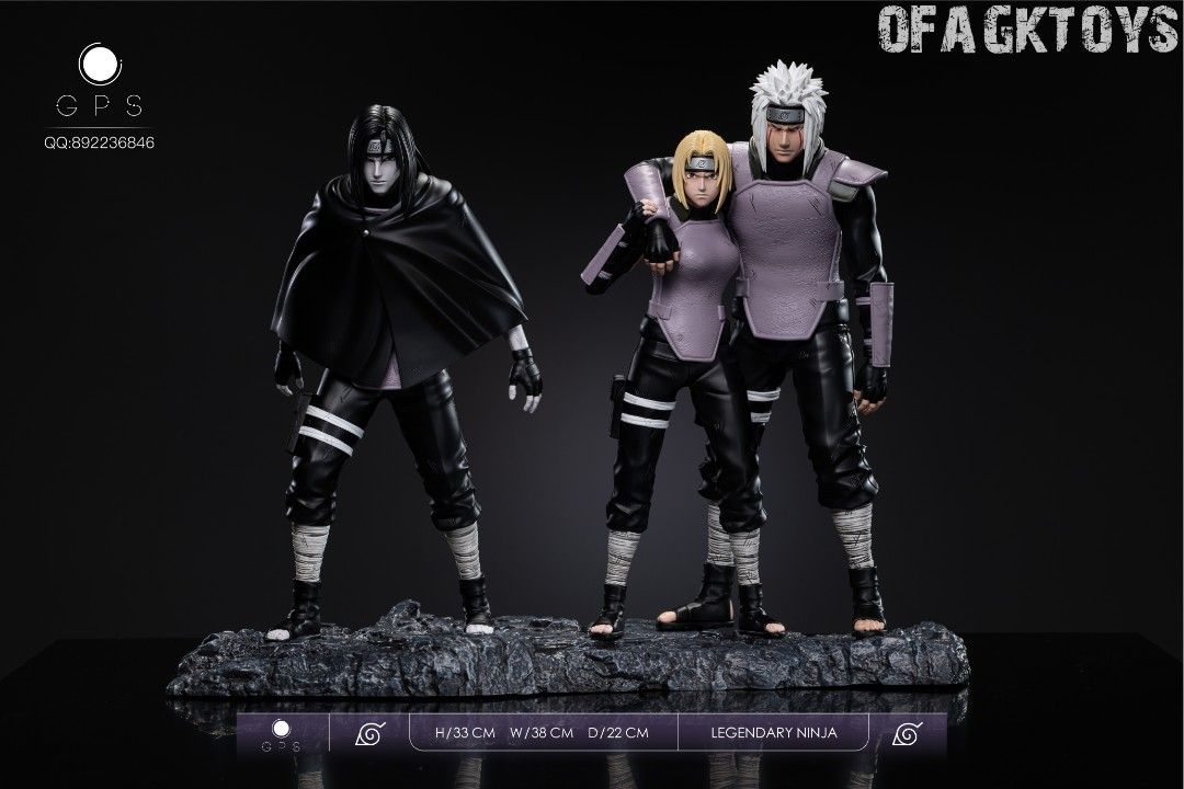 GPS 火影忍者 木葉三忍 傳說中的三忍 自來也&綱手&大蛇丸