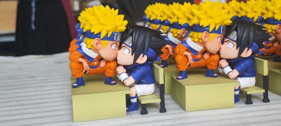 NiNi & PG 火影忍者 佐助&鳴人親嘴名場面