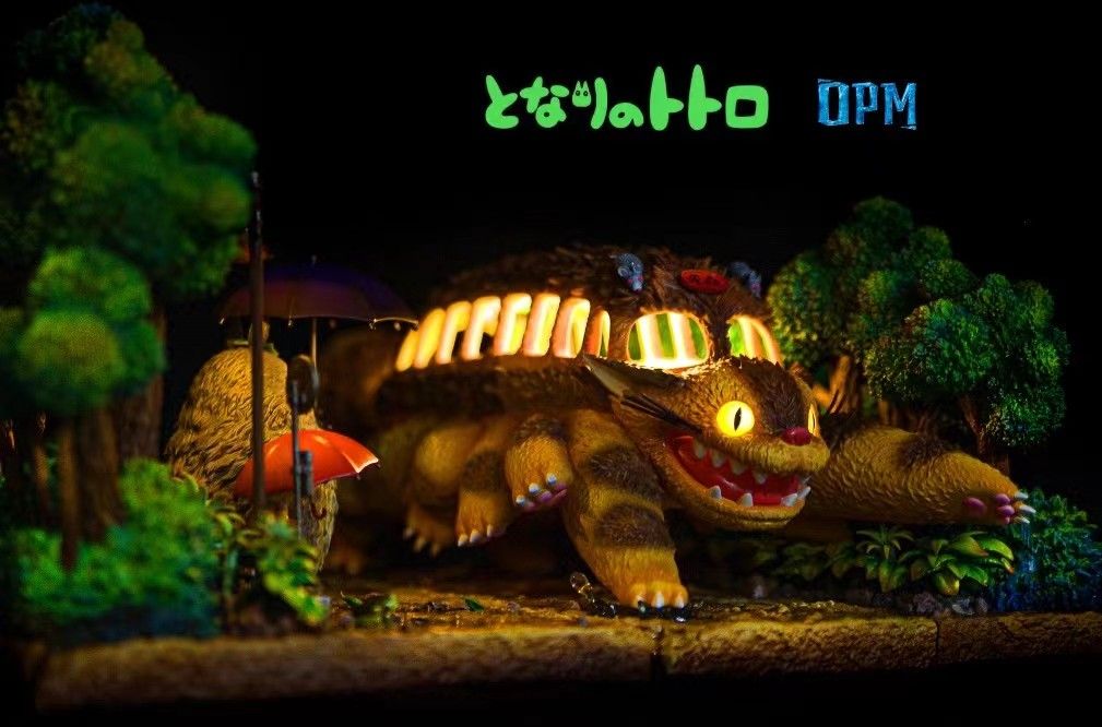 OPM宮崎駿桌面小場景系列004龍貓車站