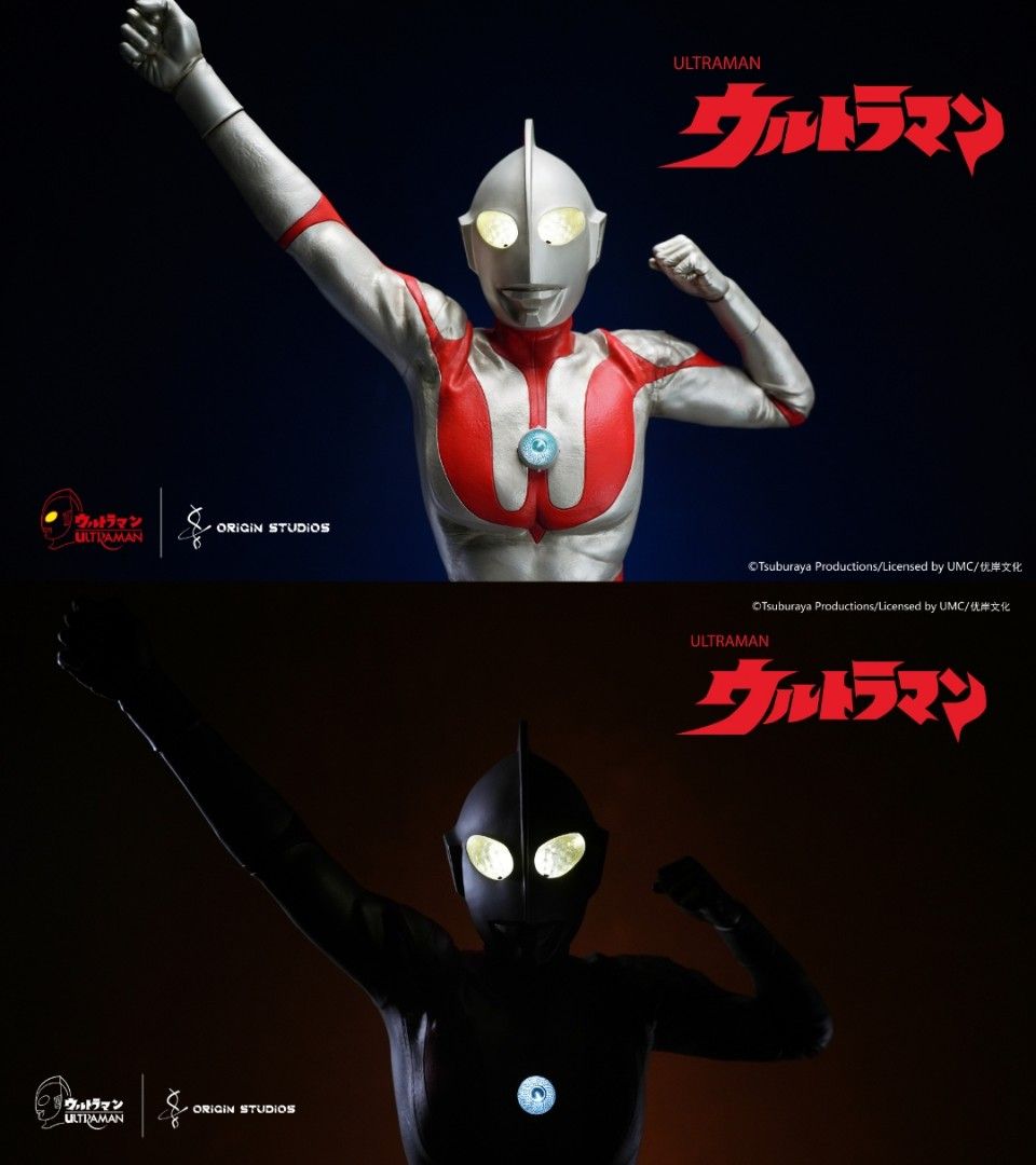 Origin Studios 奧特曼起M78典藏立像 初代超人吉田 登場姿勢