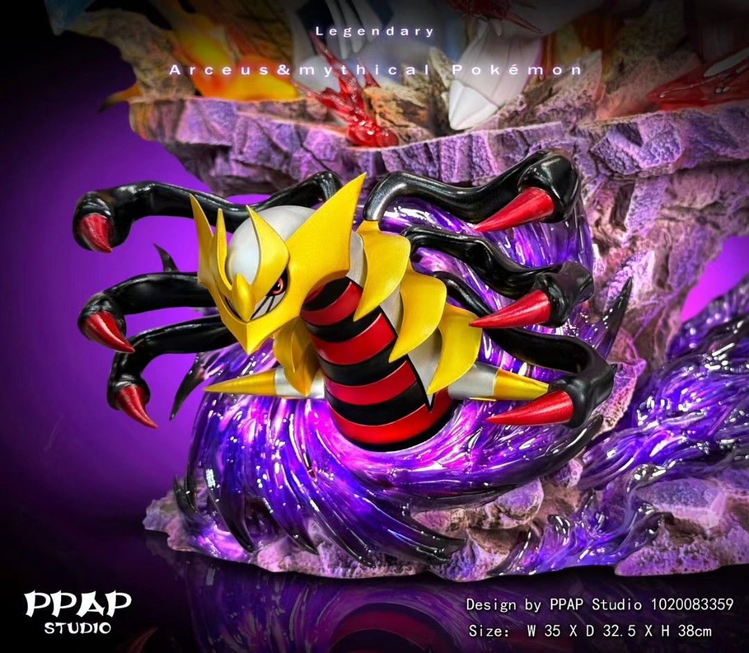 PPAP精靈寶可夢 四神組 帝牙盧卡&帕路奇亞&騎拉帝納&阿爾宙斯