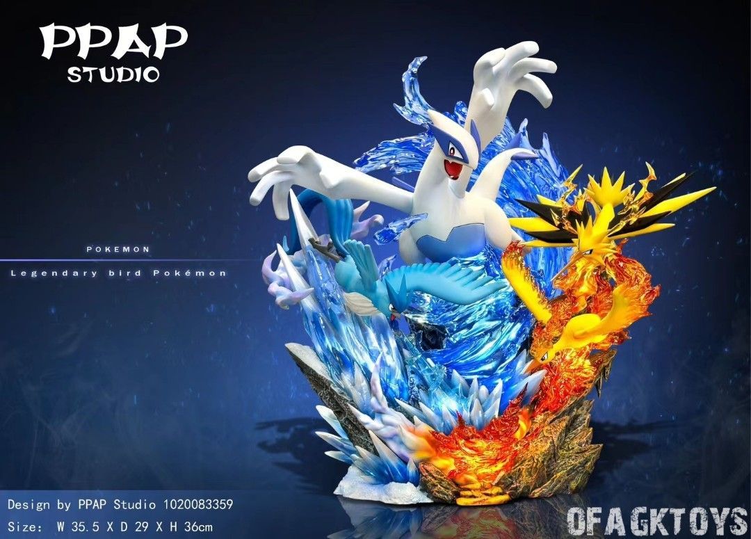 PPAP 精靈寶可夢 利基亞vs三聖鳥(火焰鳥&急凍鳥&閃電鳥)