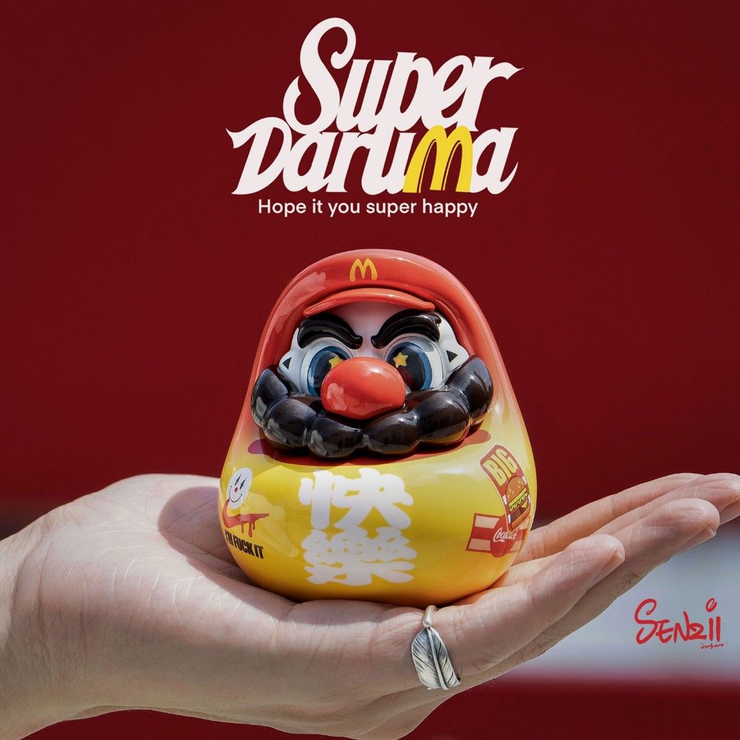 SENZII & SuperDaruma超級達摩“快樂”瑪利歐