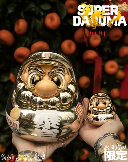 SENZII & SuperDaruma龍年限定 超級達摩"暴富"瑪利歐