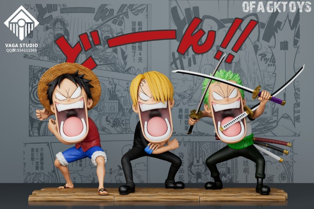 VAGA 海賊王 飢餓三人組 路飛&索隆&山治