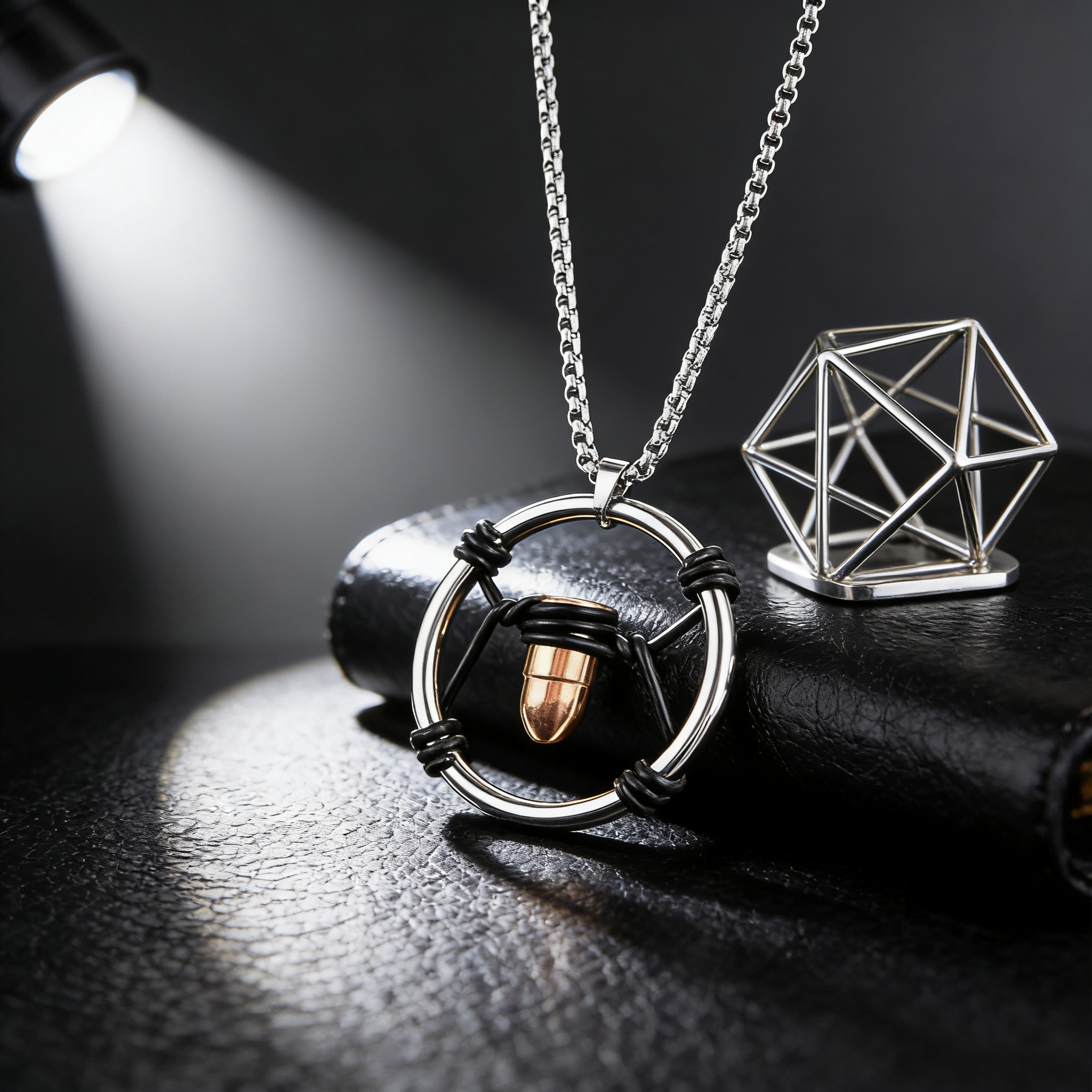 電馭叛客2077Cyberpunk V的子彈頭項鍊