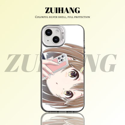 【大集合3.0】動漫彩銀線條漸變防摔手機殼