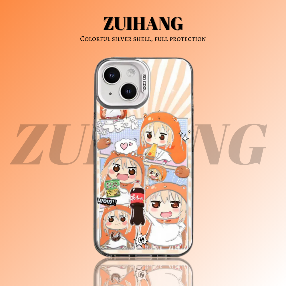 【大集合3.0】動漫彩銀線條漸變防摔手機殼