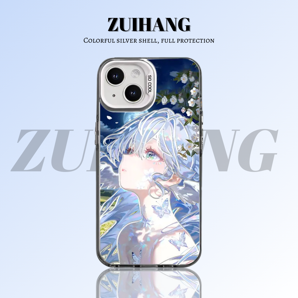 崩壞:星穹鐵道彩銀線條漸變防摔手機殼