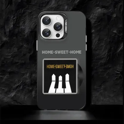 權志龍GD 彩銀線條漸變防摔手機殼