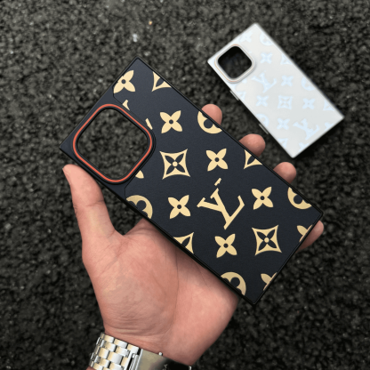 潮牌漸變方形磁吸手機殼