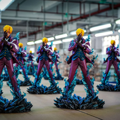 海賊王 GK 黑足山治 站姿 鬼島火焰