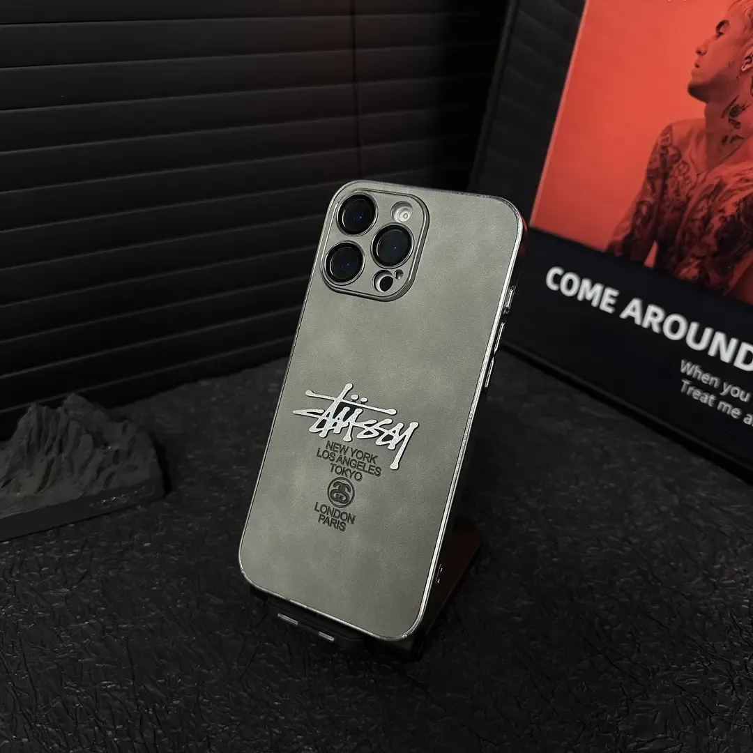 斯圖特金屬立標電鍍全包手機殼