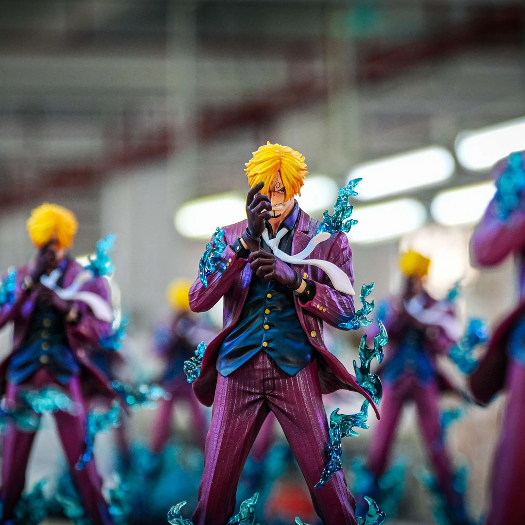 海賊王 GK 黑足山治 站姿 鬼島火焰