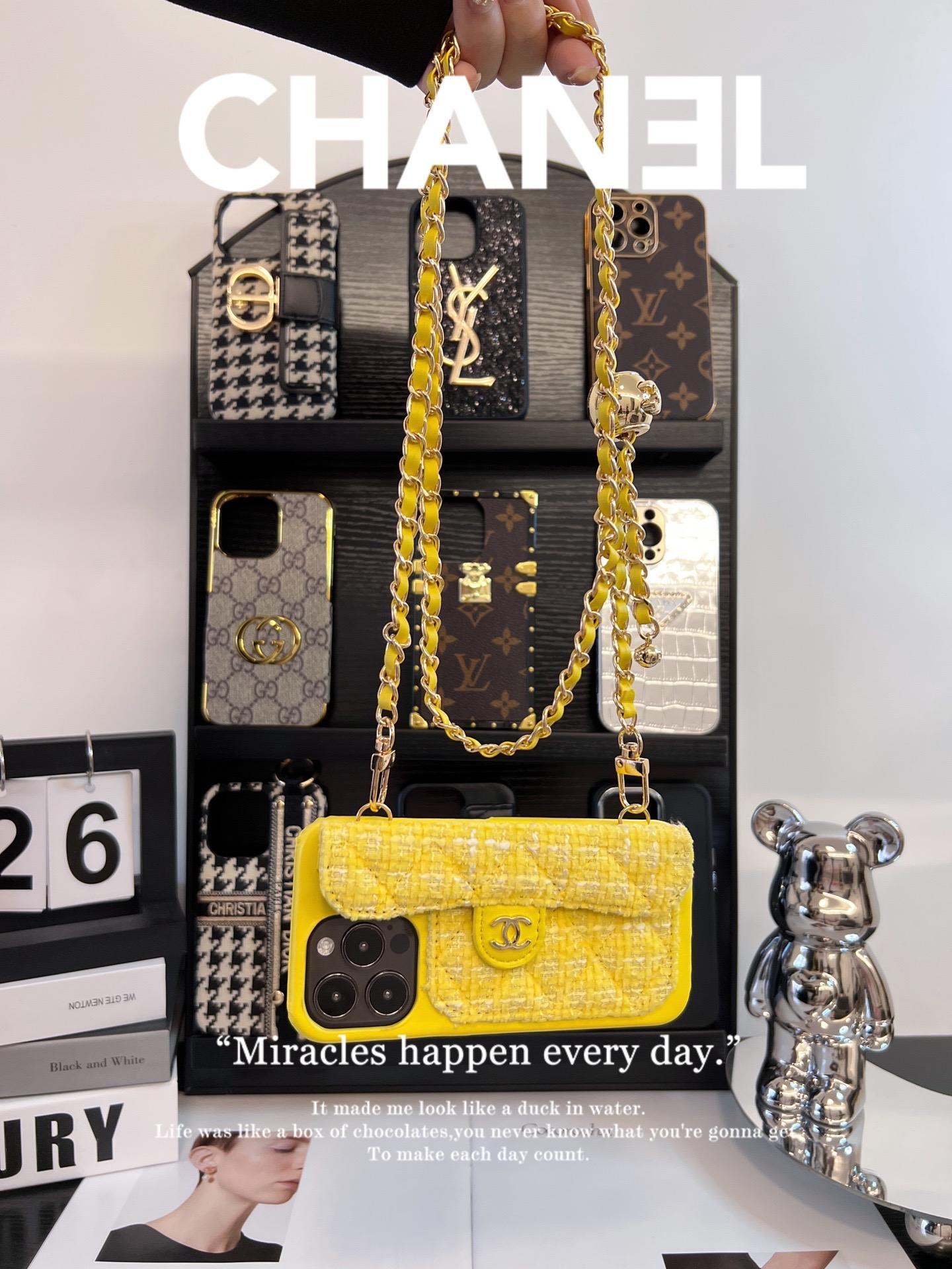 香奈兒卡包斜挎手機殼