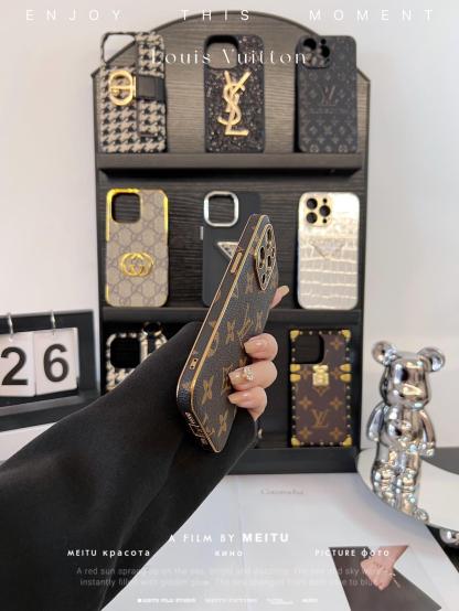 路易威登皮質全包防摔手機殼