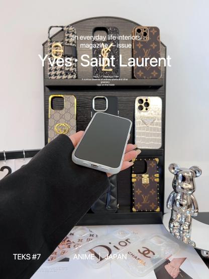 迪奧貝殼網磨砂全包手機殼