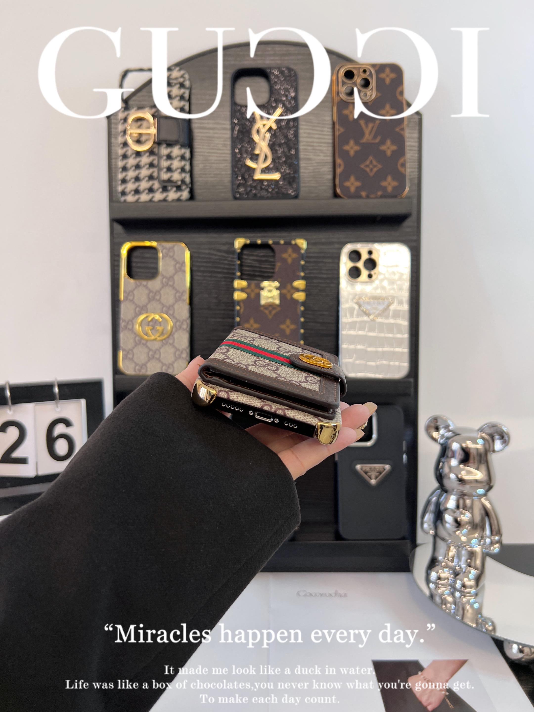 古馳斜挎卡包手機殼