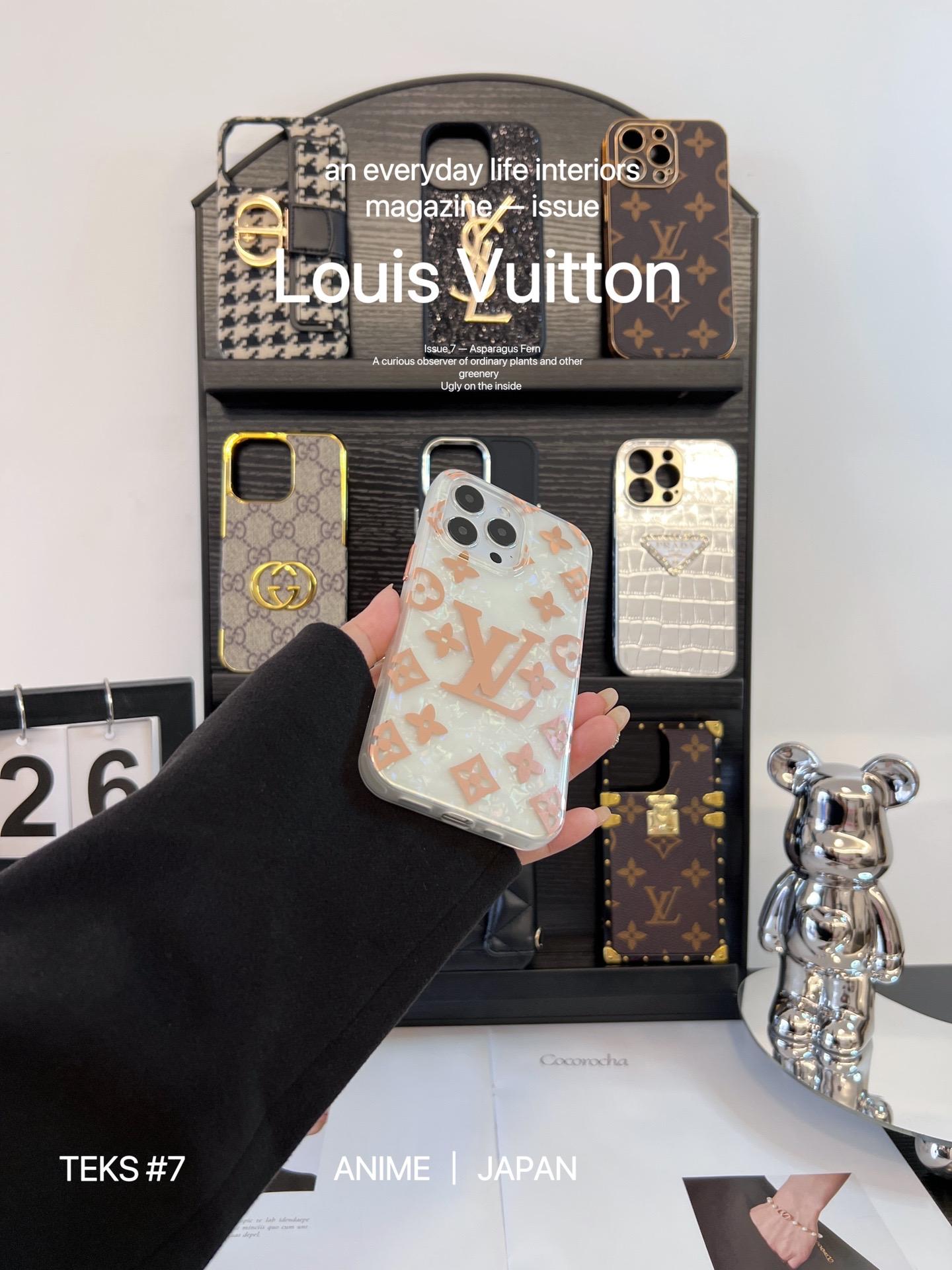 路易威登貝殼紋全包手機殼