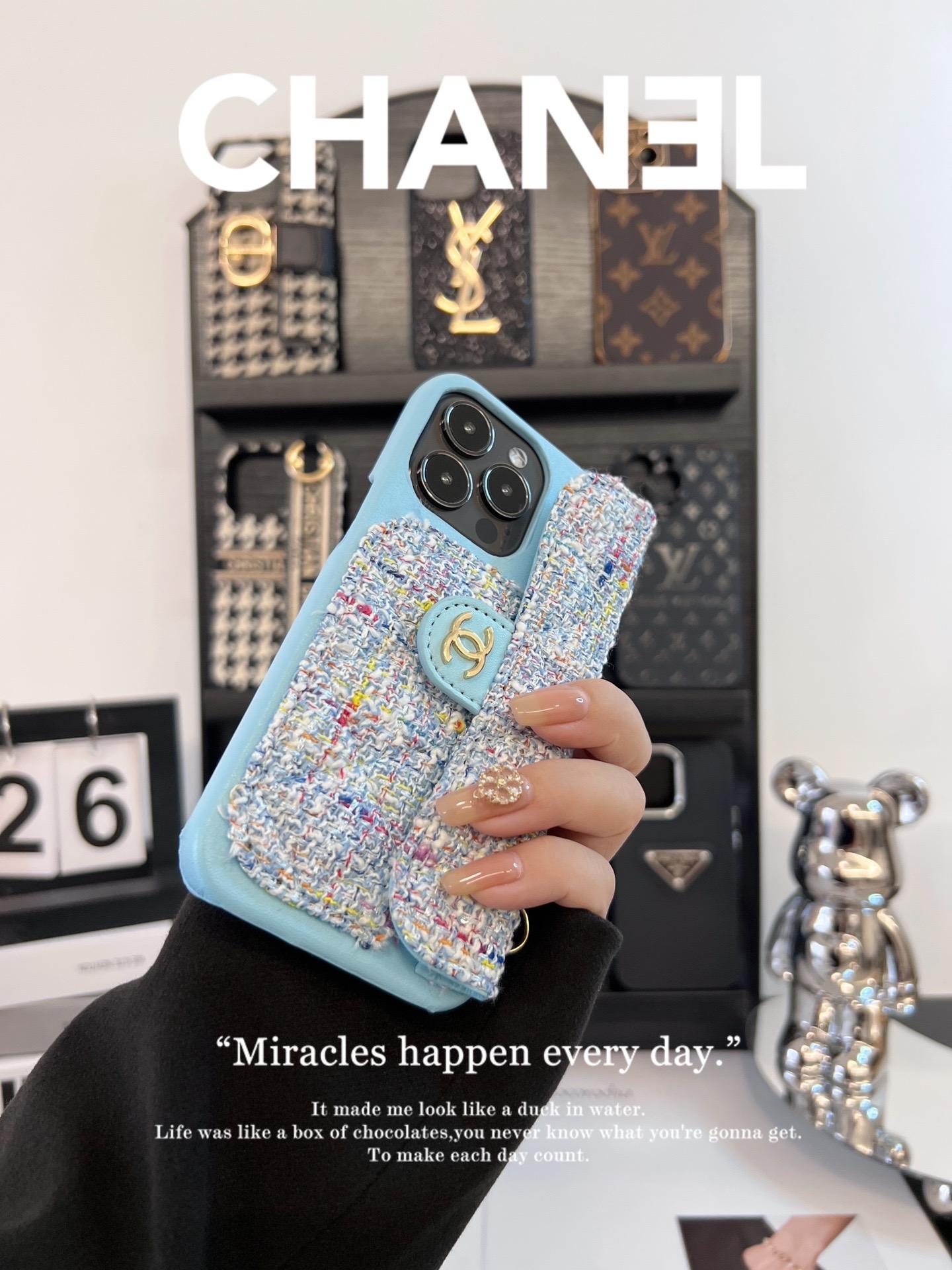 香奈兒卡包斜挎手機殼