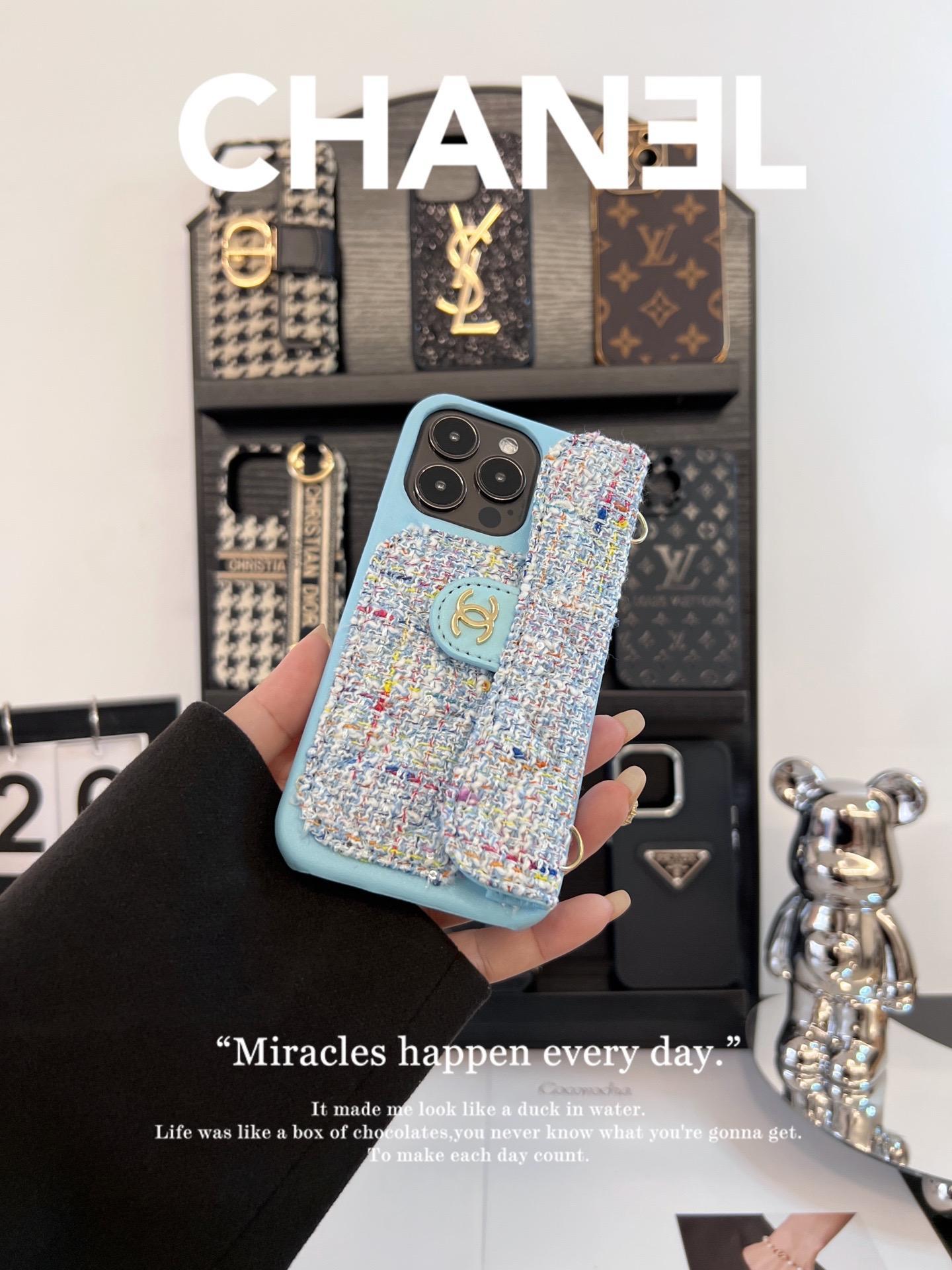 香奈兒卡包斜挎手機殼