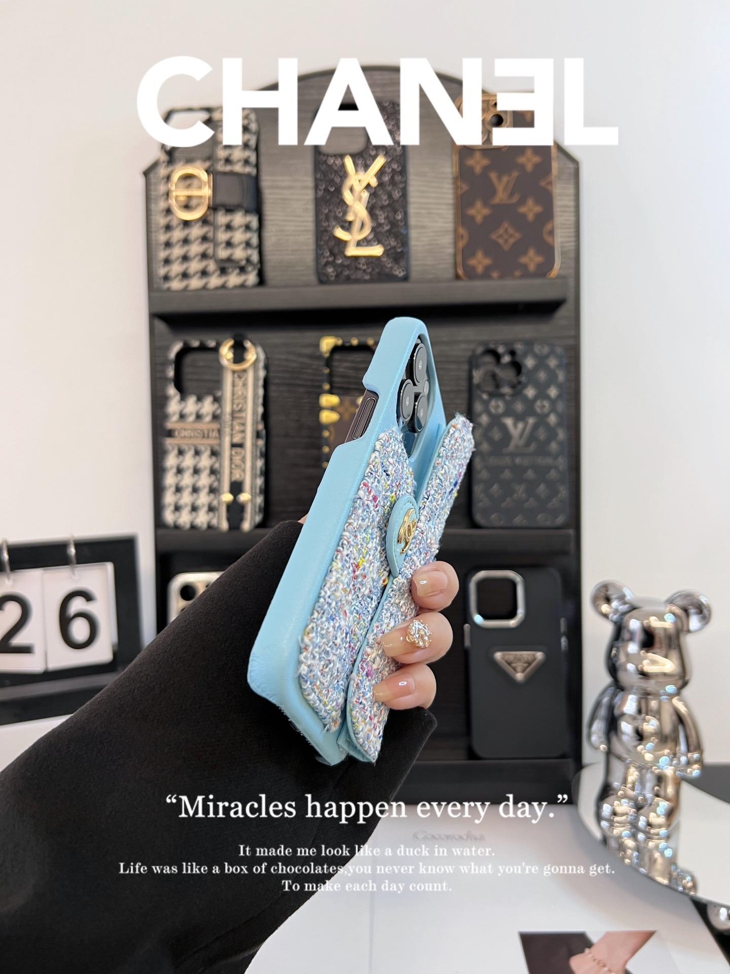 香奈兒卡包斜挎手機殼